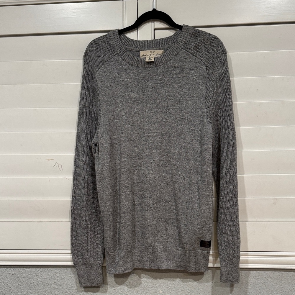 Classic Gray Crewneck Sweater for Men